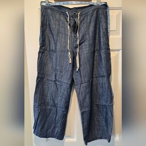 Lilla P Navy Denim Trousers